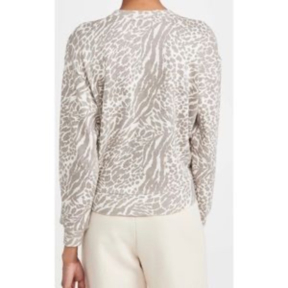 Rails Ramona Sweater Sweatshirt Mix Animal Print Cotton Blend - Picture 4 of 11